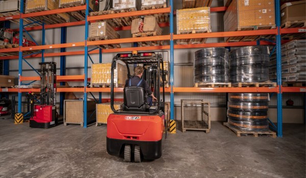 3 wheel electric forklift REGO CPD18TV8 - 1.8t.