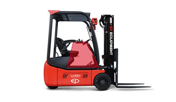 3 wheel electric forklift REGO CPD20L2 - 2t.