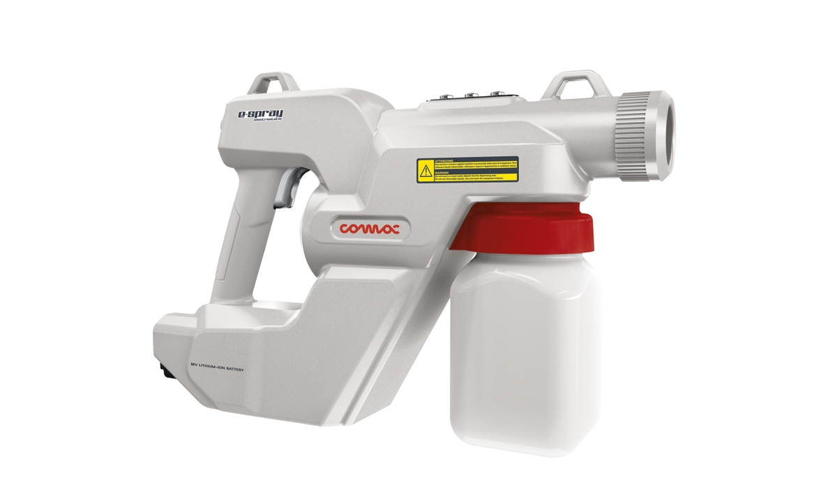 Sanitizing spray gun REGO Comac E-Spray - RegoStore