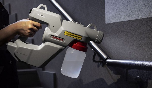 Sanitizing spray gun REGO Comac E-Spray