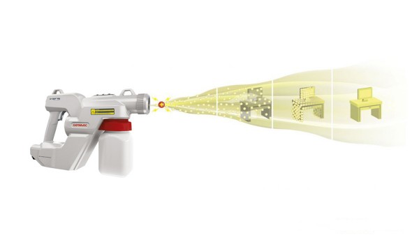 Sanitizing spray gun REGO Comac E-Spray